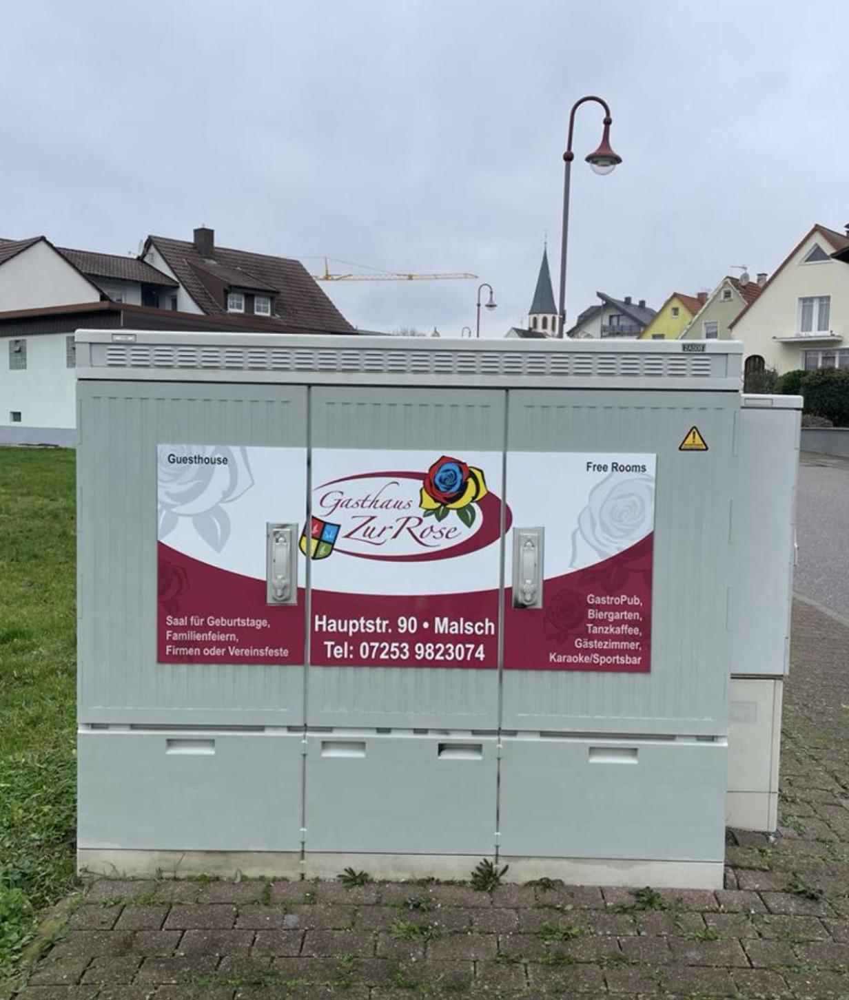 Gasthaus Zur Rose Malsch  Esterno foto